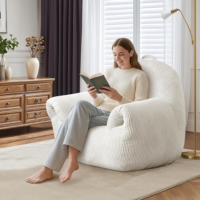 DAICO Bean Bag Chairs for Adults Oversized BeanBag Chair - Image 3