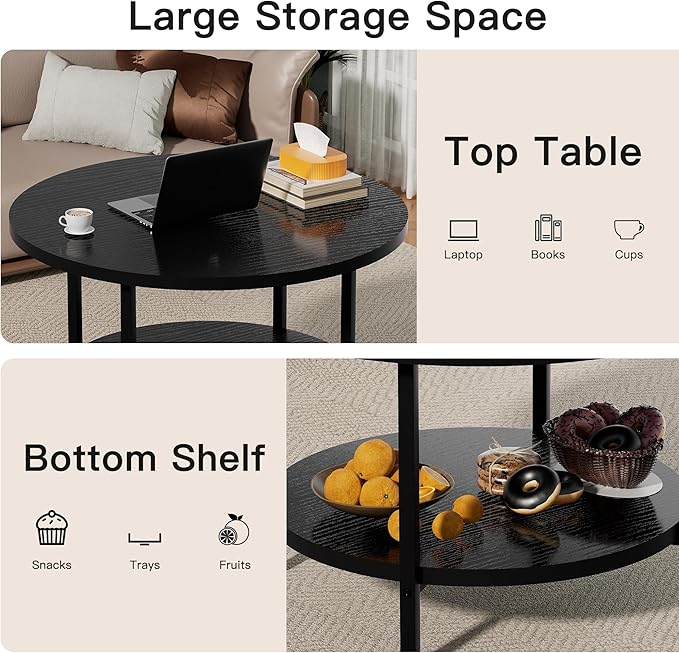 Coffee Table, 2 Tier Coffee Tables - Image 5