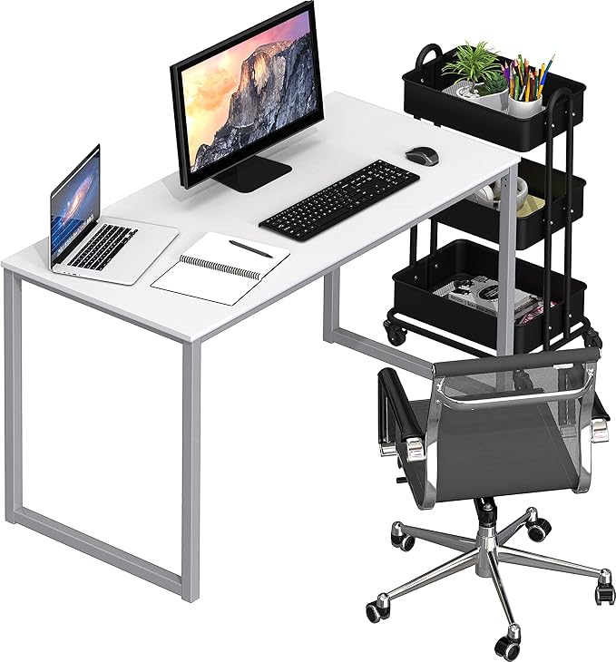 SHW Mission 40-Inch Home Office Computer Desk - Image 4