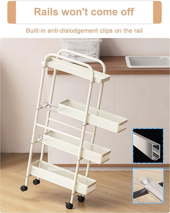 UMDONX Slim Storage Cart 4 Tier - Image 7