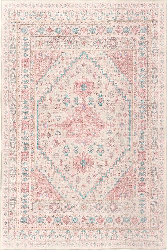 zesthome Pink Rug - Image 2