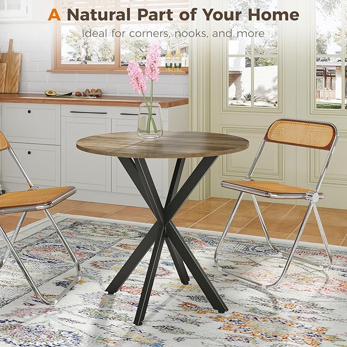 Unovivy 31.5" Small Round Dining Table - Image 7