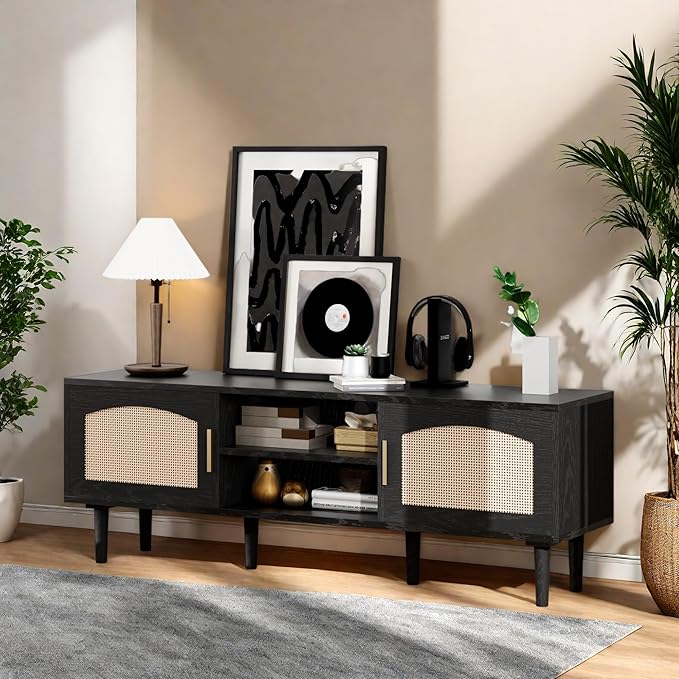 TV Stand for TVs up to 60", Modern Entertainment Center - Image 7