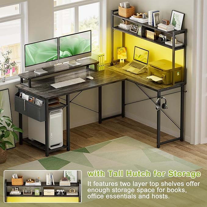 Small L Shaped Gaming Desk - Image 5
