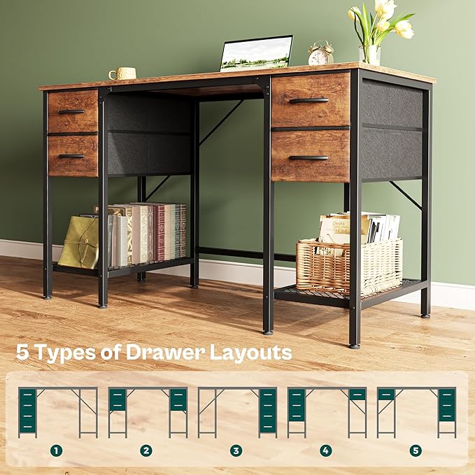 Huuger 47 Inch Computer Desk - Image 7