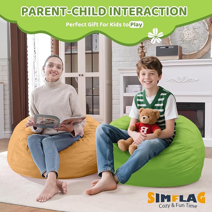 2FT Bean Bag Chair, Comfy Bean Bag Chairs - Image 6