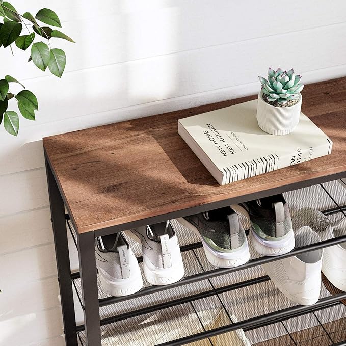 VASAGLE INDESTIC Shoe Rack, Shoe Organizer - Image 5