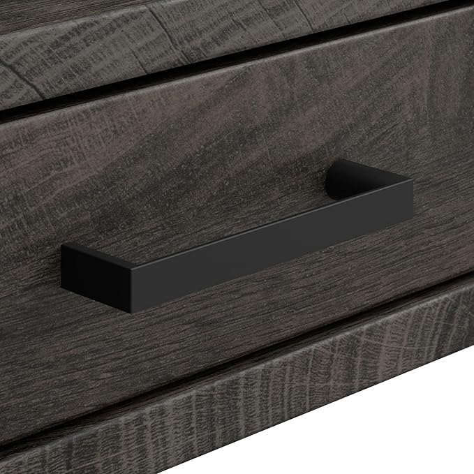 Bush Furniture Steele 54W Writing Desk in Dark Gray Hickory | Computer Table - Image 5