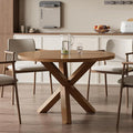 Acanva 47" Small Round Dining Table by acanva