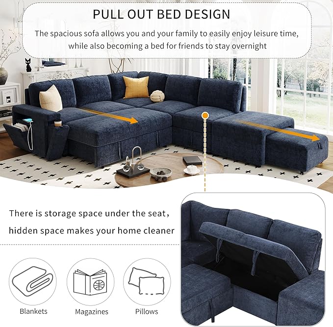 Merax L-Shaped Modular Sectional Sofa - Image 7