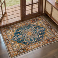 Tangsoo 2x3 Washable Rug for Entryway, Vintage Non Slip Small Area Rug by Tangsoo
