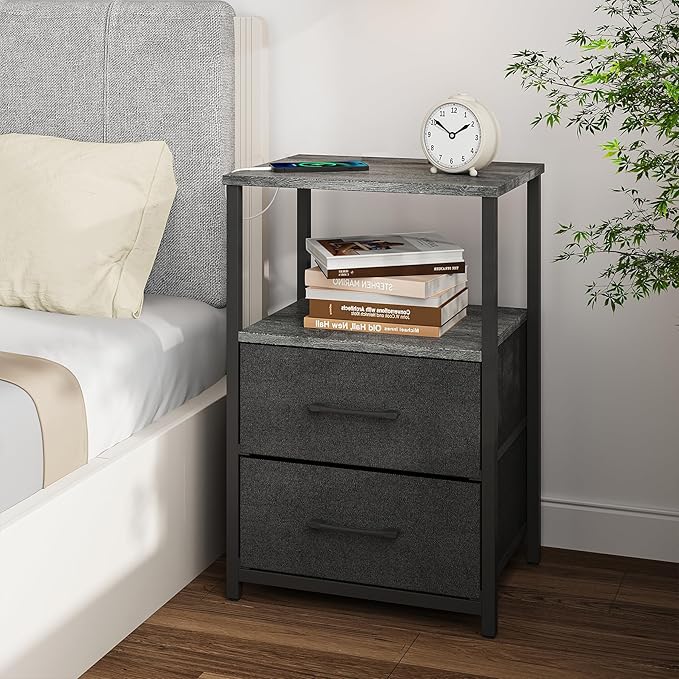TUTOTAK End Table, Night Stand, Side Table, Nightstand - Image 5