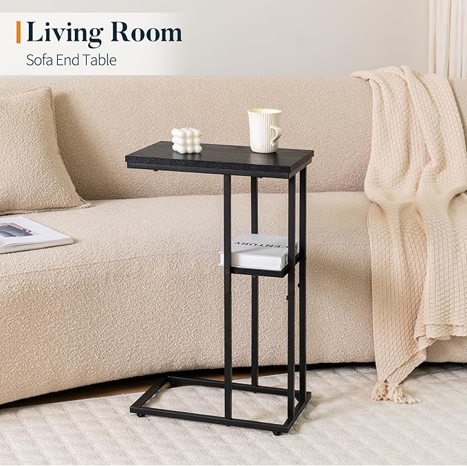 Yoobure C Shaped End Table, Side Table - Image 4
