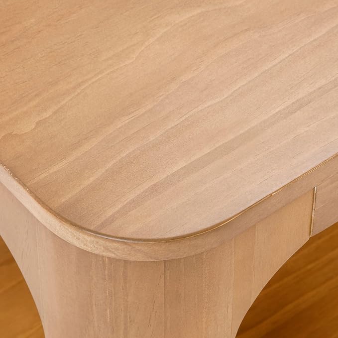 Plank+Beam Modern Rounded Square Side Table - Image 5