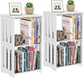 3-Tier End Table Night Stand Set of 2, Living Room by HAYOFAMY
