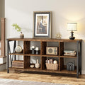 GarveeHome 8 Cube Storage Organizer Bookshelf, 3 Tier Metal Horizontal Bookcase by GarveeHome