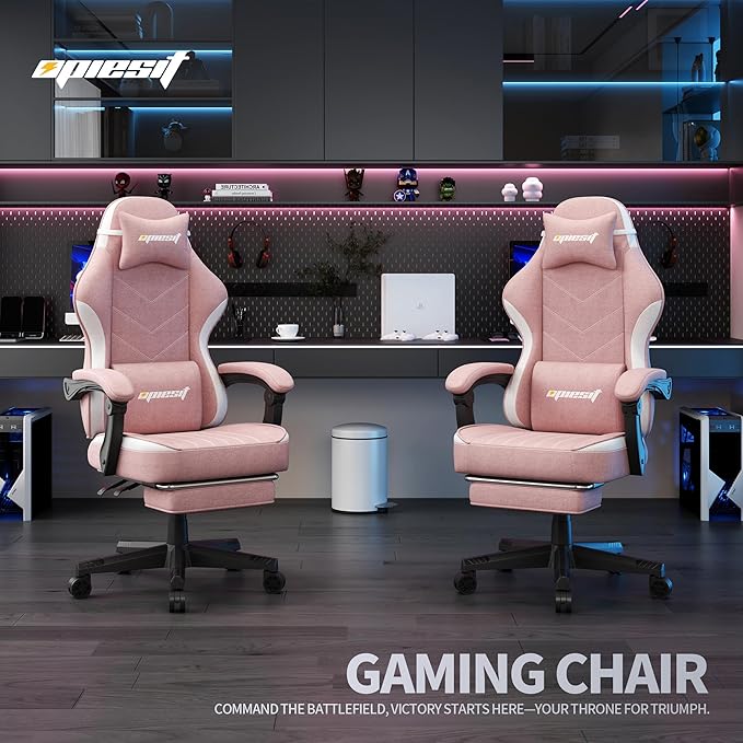 Gaming Chair, Fabric Computer Chair - Image 2