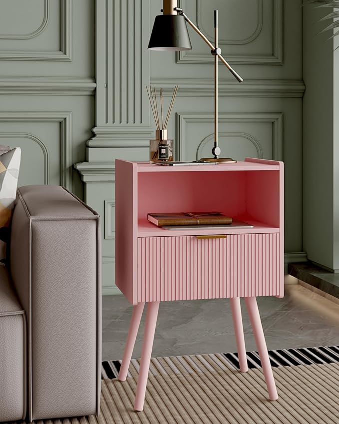 Nightstand, Modern Bedside Table - Image 5