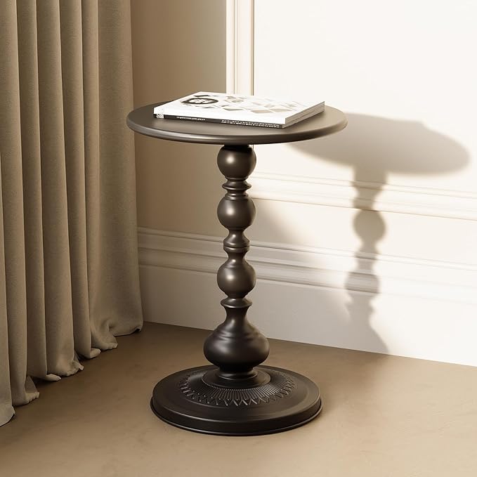 Metal Round Side Table, Small Drink Table - Image 7