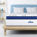 Vibe Quilted Hybrid Mattress, 12-Inch Innerspring and Pillow Top Gel Memory by VIBE
