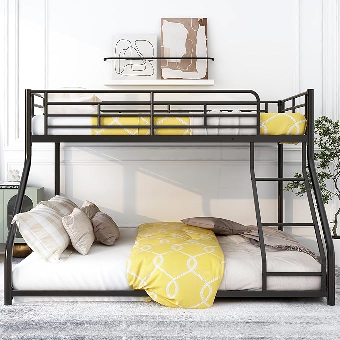 Twin XL Over Queen Metal Floor Bunk Bed - Image 3