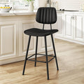 24-Inch Leather Bar Stools, Counter Height Barstools by Raynesys