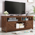 YITAHOME TV Stand for 65/55 Inch TV, Farmhouse Entertainment Center by YITAHOME