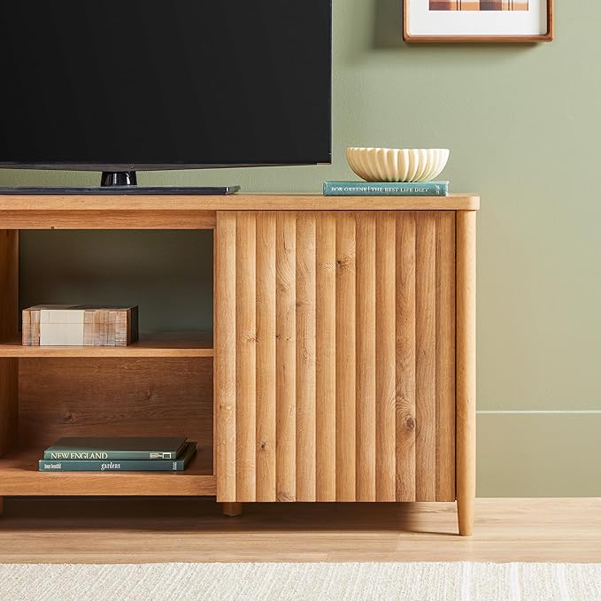 Walker Edison Scandinavian Reeded TV Stand - Image 7
