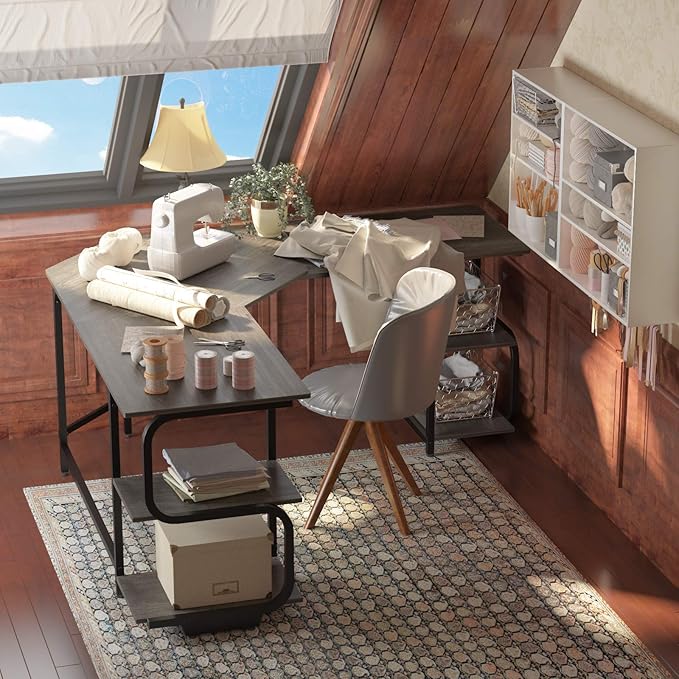 Teraves Modern L Shaped Desk - Image 9