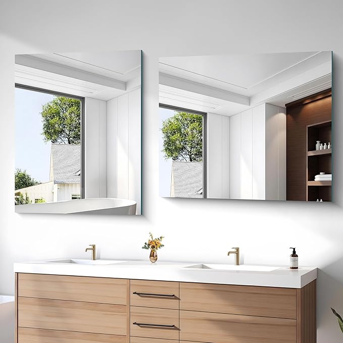40x48 Inch Frameless Mirror, Frameless Bathroom Mirrors - Image 6