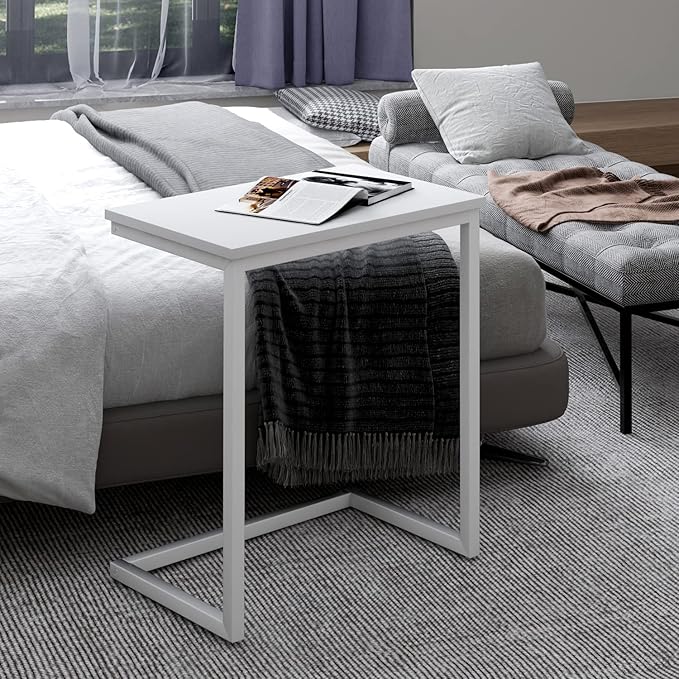 Sofa C Side End Table Wood Accent Couch Coffee Tray Snack Notebook Laptop - Image 6
