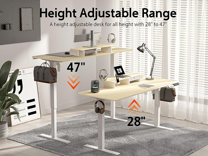 63x24 Inches Electric Standing Desk - Image 4
