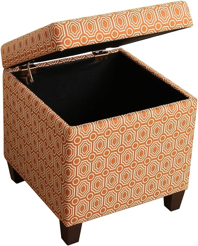 HomePop Upholstered Storage Cube Ottoman - Image 4