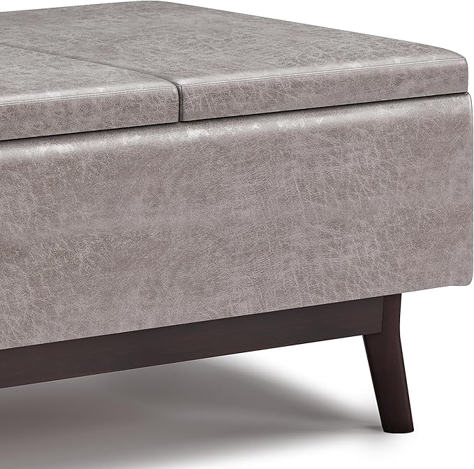 SIMPLIHOME Owen 34 inch Wide Mid Century Modern Rectangle Tray Top Small Coffee - Image 6