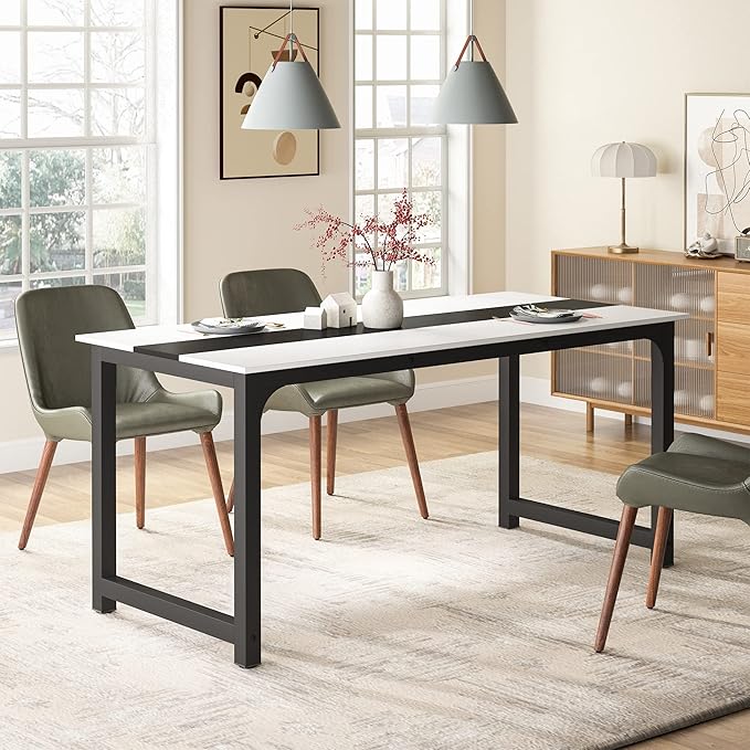 Tribesigns Modern Computer Desk, 70.8 x 31.5 inch Large Office Desk Computer - Image 8