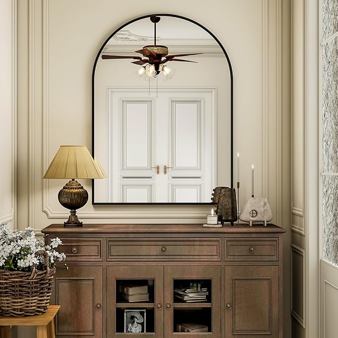 Arch Bathroom Mirror, 24x36 inch Arched Bathroom Mirror/Wall Mounted Vanity - Image 2