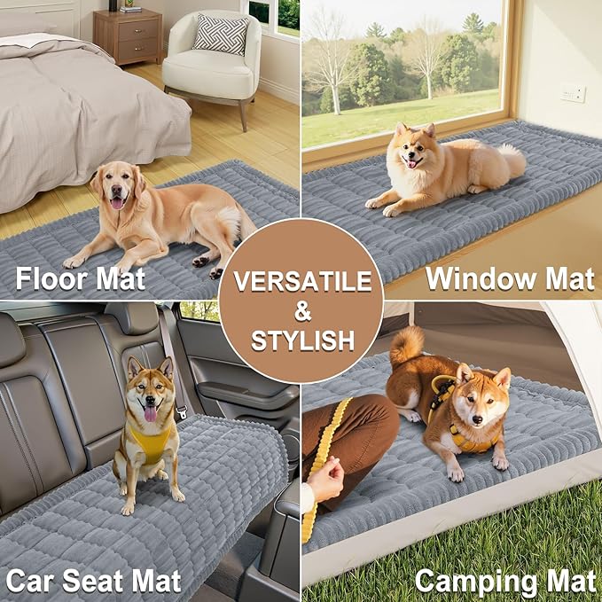 Smiry Couch Cover for Dogs Washable, Non Slip Fuzzy Pet Couch Covers for 3 - Image 7