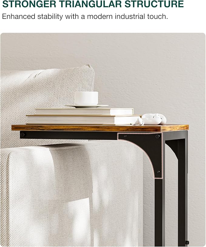 C-Shaped Side Table for Couch - Image 7