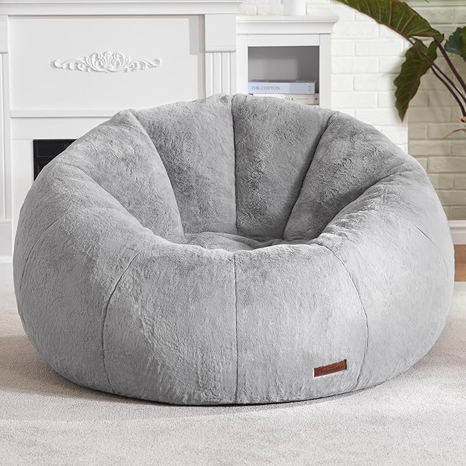 Hobestluk Bean Bag Chairs Large Bean Bag Couch by YourHomeDeservesMore