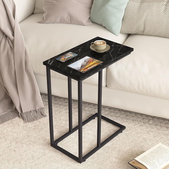 VECELO C Shaped End Side Table - Image 5