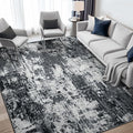 Washable Area Rugs 5'x7' Non-Slip Modern Abstract Soft by RELEANY