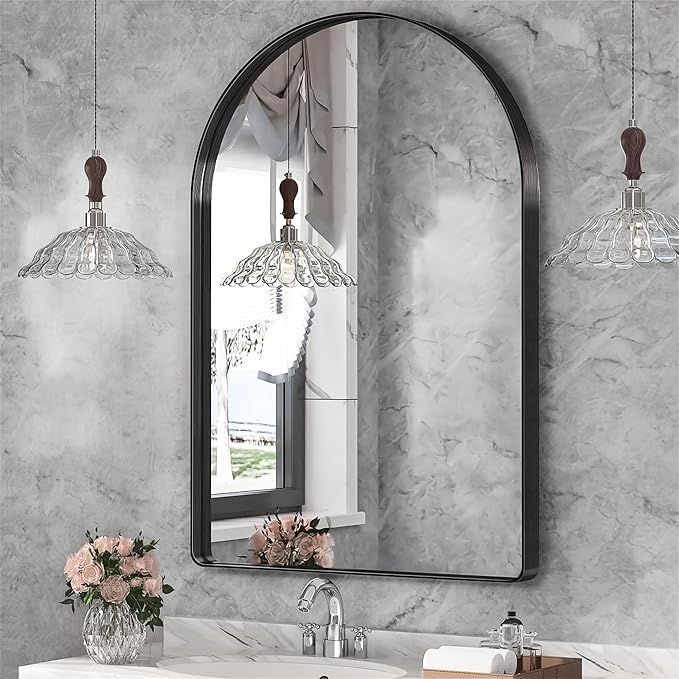 Suidia 22" x 30" Bathroom Mirror, Bathroom Vanity Mirror Metal Framed, by SuidiaMirror