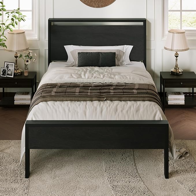 Allewie Twin Size Platform Bed Frame by Allewie
