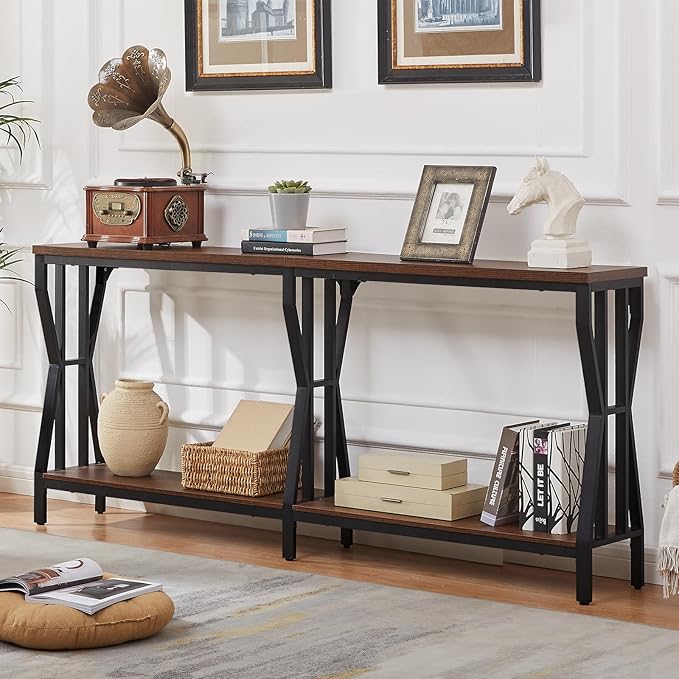 HOMISSUE Sofa Console Table, 70.9" Extra Long Sofa Table - Image 3