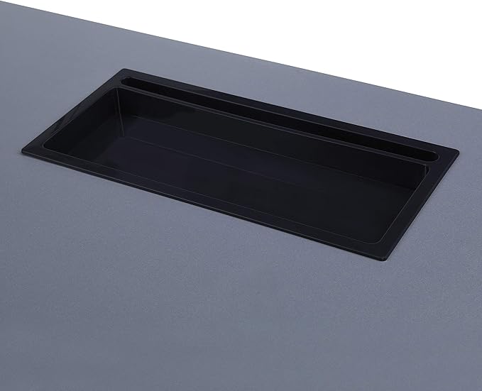 OSP Home Furnishings Checkpoint Battlestation L Shaped Gaming Desk - Image 10