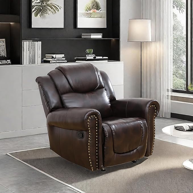 Leather Recliner Chair, Recliner Home Theater Seating, Electric Reclining Chair - Image 4