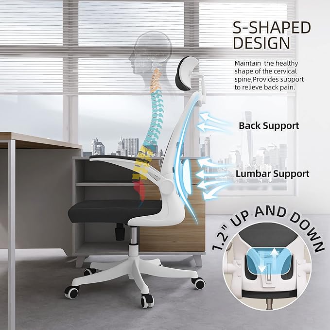 Monhey Office Chair, Ergonomic Office Chair - Image 4