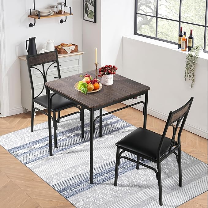 VECELO Kitchen Dining Room Table Set - Image 2
