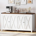 YITAHOME Farmhouse Sideboard Buffet Cabinet by YITAHOME