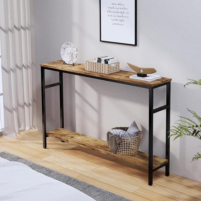 Narrow Console Table, 47 Inch Sofa Table - Image 9